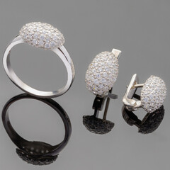 Серебряный комплект 925 пробы арт. 250