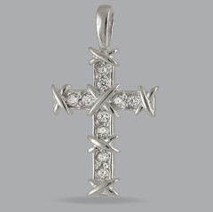 Серебряный Крест 925 пробы арт. 342кр
