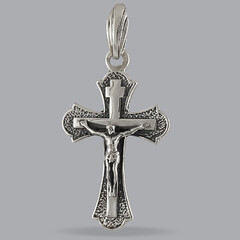 Серебряный Крест 925 пробы арт. 348кр