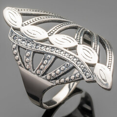 Серебряное кольцо 925 пробы арт. 444к
