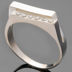 Серебряное кольцо 925 пробы арт. 485/1к