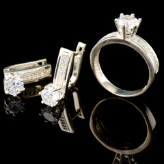 Серебряный набор 925 пробы  арт. 511г