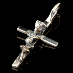 Серебряный Крест 925 пробы арт. 522кр