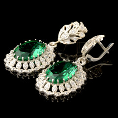 Серебряные серьги 925 пробы арт. 524с