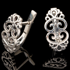 Серебряные серьги 925 пробы  арт. 579с
