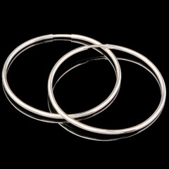 Серебряные серьги конго 65 мм.  арт. 678с