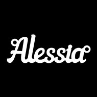 Срібне кольє з ім'ям Alessia