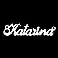 Срібне кольє з ім'ям Katarina