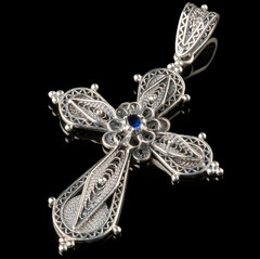 Серебряный Крест 925 пробы арт. 677кр