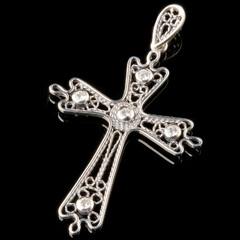 Серебряный Крест 925 пробы арт. 751кр