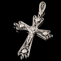 Серебряный Крест 925 пробы арт. 752кр