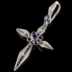 Серебряный Крест 925 пробы арт. 768кр