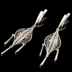 Серебряные сережки 925 пробы  арт. 690с