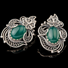 Серебряные сережки 925 пробы  арт. 676с