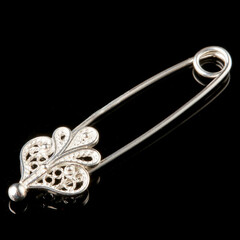 Серебряная булавка 925 пробы арт. 760