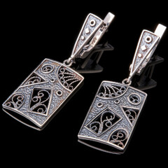 Серебряные серьги 925 пробы  арт. 776с