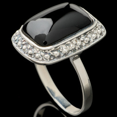 Серебряное кольцо 925 пробы арт. 255к/s