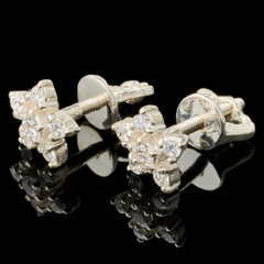 Серебряные серьги 925 пробы с фианитами 6000с/s