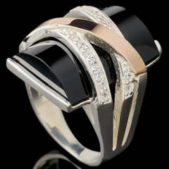 Серебряное кольцо 925 пробы арт. 120к/s
